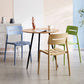 Modern Style Plastic Dining Chairs Open Back Dining Stackable Side Chair for Kitchen Clearhalo ' kitchen&dining_furn' 'Dining Chairs' 'Dining Tables & Seating' 'dining_chair' 'furn' 'furn_dining_chair' 'Furniture' 'furniture_dining_chair' 'Kitchen & Dining Furniture' 'kitchen' 3967339