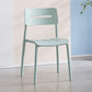 Modern Style Plastic Dining Chairs Open Back Dining Stackable Side Chair for Kitchen Green 1 Piece Clearhalo ' kitchen&dining_furn' 'Dining Chairs' 'Dining Tables & Seating' 'dining_chair' 'furn' 'furn_dining_chair' 'Furniture' 'furniture_dining_chair' 'Kitchen & Dining Furniture' 'kitchen' 3967369