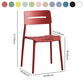 Modern Style Plastic Dining Chairs Open Back Dining Stackable Side Chair for Kitchen Clearhalo ' kitchen&dining_furn' 'Dining Chairs' 'Dining Tables & Seating' 'dining_chair' 'furn' 'furn_dining_chair' 'Furniture' 'furniture_dining_chair' 'Kitchen & Dining Furniture' 'kitchen' 3967381