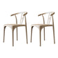 Modern Style Plastic Dining Chairs Dining Stackable Side Chair for Kitchen Camel 2 Piece Set Clearhalo ' kitchen&dining_furn' 'Dining Chairs' 'Dining Tables & Seating' 'dining_chair' 'furn' 'furn_dining_chair' 'Furniture' 'furniture_dining_chair' 'Kitchen & Dining Furniture' 'kitchen' 3967449