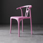 Modern Style Plastic Dining Chairs Dining Stackable Side Chair for Kitchen Pink 1 Piece Clearhalo ' kitchen&dining_furn' 'Dining Chairs' 'Dining Tables & Seating' 'dining_chair' 'furn' 'furn_dining_chair' 'Furniture' 'furniture_dining_chair' 'Kitchen & Dining Furniture' 'kitchen' 3967472