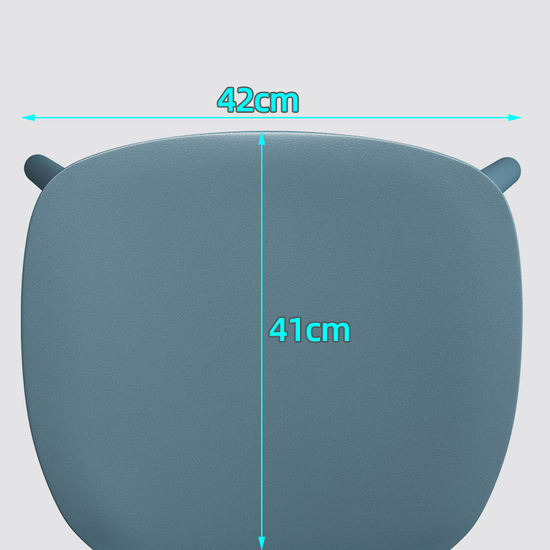 Contemporary Style Plastic Dining Chairs Open Back Dining Stackable Chair for Kitchen Clearhalo ' kitchen&dining_furn' 'Dining Chairs' 'Dining Tables & Seating' 'dining_chair' 'furn' 'furn_dining_chair' 'Furniture' 'furniture_dining_chair' 'Kitchen & Dining Furniture' 'kitchen' 3967498