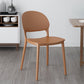 Contemporary Style Plastic Dining Chairs Open Back Dining Stackable Chair for Kitchen Brown 1 Piece Clearhalo ' kitchen&dining_furn' 'Dining Chairs' 'Dining Tables & Seating' 'dining_chair' 'furn' 'furn_dining_chair' 'Furniture' 'furniture_dining_chair' 'Kitchen & Dining Furniture' 'kitchen' 3967506