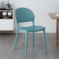Contemporary Style Plastic Dining Chairs Open Back Dining Stackable Chair for Kitchen Lake Blue 1 Piece Clearhalo ' kitchen&dining_furn' 'Dining Chairs' 'Dining Tables & Seating' 'dining_chair' 'furn' 'furn_dining_chair' 'Furniture' 'furniture_dining_chair' 'Kitchen & Dining Furniture' 'kitchen' 3967518