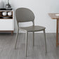 Contemporary Style Plastic Dining Chairs Open Back Dining Stackable Chair for Kitchen Grey 1 Piece Clearhalo ' kitchen&dining_furn' 'Dining Chairs' 'Dining Tables & Seating' 'dining_chair' 'furn' 'furn_dining_chair' 'Furniture' 'furniture_dining_chair' 'Kitchen & Dining Furniture' 'kitchen' 3967521