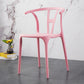 Modern Style Plastic Dining Chairs Stackable Dining Chairs for Kitchen Pink 1 Piece Clearhalo ' kitchen&dining_furn' 'Dining Chairs' 'Dining Tables & Seating' 'dining_chair' 'furn' 'furn_dining_chair' 'Furniture' 'furniture_dining_chair' 'Kitchen & Dining Furniture' 'kitchen' 3967545