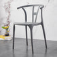 Modern Style Plastic Dining Chairs Stackable Dining Chairs for Kitchen Grey 1 Piece Clearhalo ' kitchen&dining_furn' 'Dining Chairs' 'Dining Tables & Seating' 'dining_chair' 'furn' 'furn_dining_chair' 'Furniture' 'furniture_dining_chair' 'Kitchen & Dining Furniture' 'kitchen' 3967556