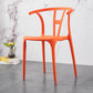 Modern Style Plastic Dining Chairs Stackable Dining Chairs for Kitchen Orange 1 Piece Clearhalo ' kitchen&dining_furn' 'Dining Chairs' 'Dining Tables & Seating' 'dining_chair' 'furn' 'furn_dining_chair' 'Furniture' 'furniture_dining_chair' 'Kitchen & Dining Furniture' 'kitchen' 3967562