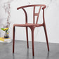 Modern Style Plastic Dining Chairs Stackable Dining Chairs for Kitchen Brown 1 Piece Clearhalo ' kitchen&dining_furn' 'Dining Chairs' 'Dining Tables & Seating' 'dining_chair' 'furn' 'furn_dining_chair' 'Furniture' 'furniture_dining_chair' 'Kitchen & Dining Furniture' 'kitchen' 3967569