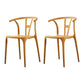 Modern Style Plastic Dining Chairs Stackable Dining Chairs for Kitchen Ginger 2 Piece Set Clearhalo ' kitchen&dining_furn' 'Dining Chairs' 'Dining Tables & Seating' 'dining_chair' 'furn' 'furn_dining_chair' 'Furniture' 'furniture_dining_chair' 'Kitchen & Dining Furniture' 'kitchen' 3967582