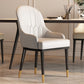 Scandinavian Style Metal Dining Chair Cushioned Dining Room Arm Single Chair Grey Clearhalo ' kitchen&dining_furn' 'Dining Chairs' 'Dining Tables & Seating' 'dining_chair' 'furn' 'furn_dining_chair' 'Furniture' 'furniture_dining_chair' 'Kitchen & Dining Furniture' 'kitchen' 3967596