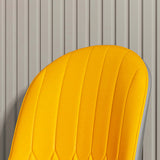 Scandinavian Style Metal Dining Chair Cushioned Dining Room Arm Single Chair Clearhalo ' kitchen&dining_furn' 'Dining Chairs' 'Dining Tables & Seating' 'dining_chair' 'furn' 'furn_dining_chair' 'Furniture' 'furniture_dining_chair' 'Kitchen & Dining Furniture' 'kitchen' 3967605