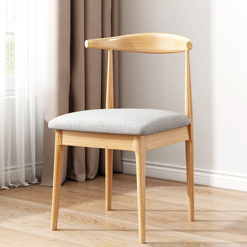 Modern Indoor-Outdoor Dining Chair Metal Armless Upholstered Single Chair Light Gray Clearhalo ' kitchen&dining_furn' 'Dining Chairs' 'Dining Tables & Seating' 'dining_chair' 'furn' 'furn_dining_chair' 'Furniture' 'furniture_dining_chair' 'Kitchen & Dining Furniture' 'kitchen' 3967619