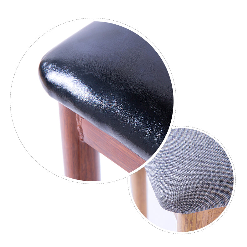 Modern Indoor-Outdoor Dining Chair Metal Armless Upholstered Single Chair Clearhalo ' kitchen&dining_furn' 'Dining Chairs' 'Dining Tables & Seating' 'dining_chair' 'furn' 'furn_dining_chair' 'Furniture' 'furniture_dining_chair' 'Kitchen & Dining Furniture' 'kitchen' 3967623