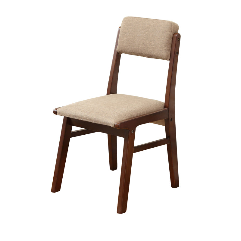 Wood Armless Dining Chair Open Back Upholstered Single Dining Side Chair Clearhalo ' kitchen&dining_furn' 'Dining Chairs' 'Dining Tables & Seating' 'dining_chair' 'furn' 'furn_dining_chair' 'Furniture' 'furniture_dining_chair' 'Kitchen & Dining Furniture' 'kitchen' 3967664