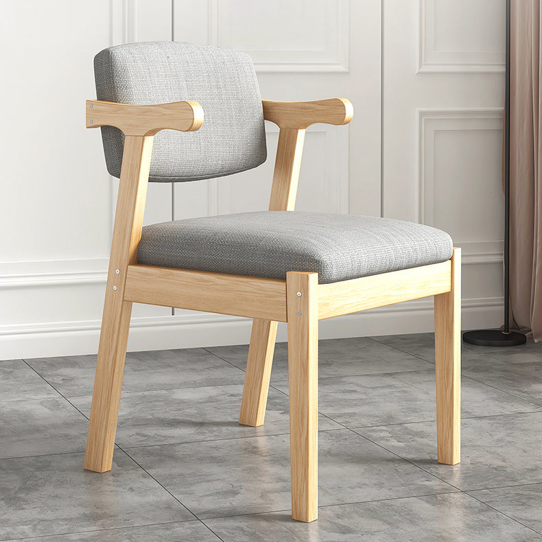 Modern Indoor-Outdoor Dining Chair Open Back Wood Single Dining Arm Chair Clearhalo ' kitchen&dining_furn' 'Dining Chairs' 'Dining Tables & Seating' 'dining_chair' 'furn' 'furn_dining_chair' 'Furniture' 'furniture_dining_chair' 'Kitchen & Dining Furniture' 'kitchen' 3967667