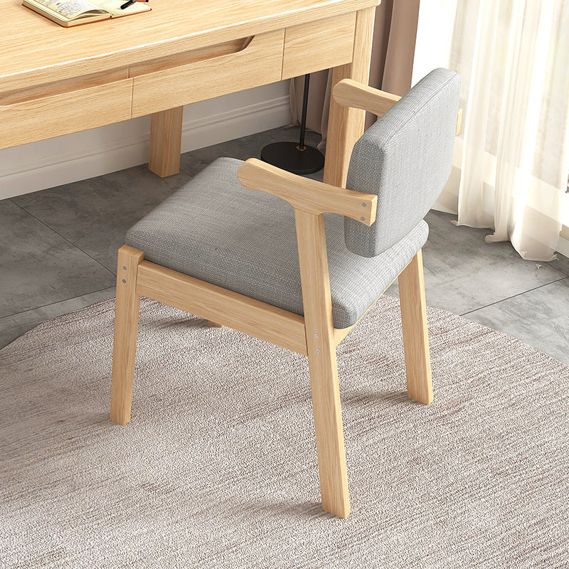 Modern Indoor-Outdoor Dining Chair Open Back Wood Single Dining Arm Chair Clearhalo ' kitchen&dining_furn' 'Dining Chairs' 'Dining Tables & Seating' 'dining_chair' 'furn' 'furn_dining_chair' 'Furniture' 'furniture_dining_chair' 'Kitchen & Dining Furniture' 'kitchen' 3967670