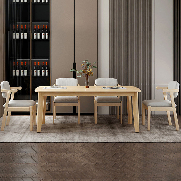 Modern Indoor-Outdoor Dining Chair Open Back Wood Single Dining Arm Chair Clearhalo ' kitchen&dining_furn' 'Dining Chairs' 'Dining Tables & Seating' 'dining_chair' 'furn' 'furn_dining_chair' 'Furniture' 'furniture_dining_chair' 'Kitchen & Dining Furniture' 'kitchen' 3967672