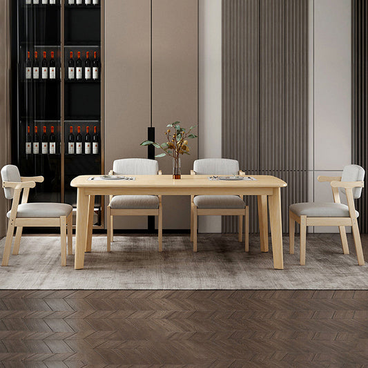 Modern Indoor-Outdoor Dining Chair Open Back Wood Single Dining Arm Chair Clearhalo ' kitchen&dining_furn' 'Dining Chairs' 'Dining Tables & Seating' 'dining_chair' 'furn' 'furn_dining_chair' 'Furniture' 'furniture_dining_chair' 'Kitchen & Dining Furniture' 'kitchen' 3967672