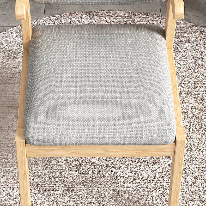 Modern Indoor-Outdoor Dining Chair Open Back Wood Single Dining Arm Chair Clearhalo ' kitchen&dining_furn' 'Dining Chairs' 'Dining Tables & Seating' 'dining_chair' 'furn' 'furn_dining_chair' 'Furniture' 'furniture_dining_chair' 'Kitchen & Dining Furniture' 'kitchen' 3967677