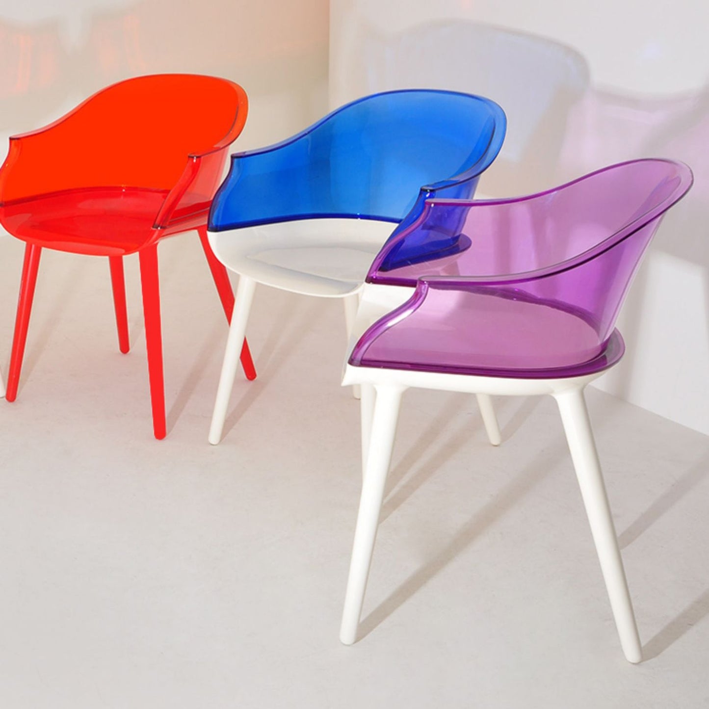 Scandinavian Style Plastic Chair Kitchen Solid Back Single Dining Arm Chair Clearhalo ' kitchen&dining_furn' 'Dining Chairs' 'Dining Tables & Seating' 'dining_chair' 'Furniture' 'furniture_dining_chair' 'Kitchen & Dining Furniture' 'kitchen' 3967700