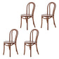 Contemporary Solid Beech Wood Chair Windsor Back Side Kitchen Dining Chairs Walnut Wood 4 Piece Set Clearhalo ' kitchen&dining_furn' 'Dining Chairs' 'Dining Tables & Seating' 'dining_chair' 'furn' 'furn_dining_chair' 'Furniture' 'furniture_dining_chair' 'Kitchen & Dining Furniture' 'kitchen' 3967707