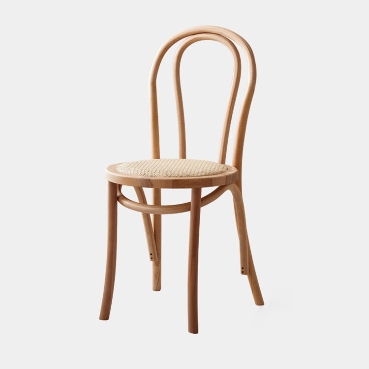 Contemporary Solid Beech Wood Chair Windsor Back Side Kitchen Dining Chairs Clearhalo ' kitchen&dining_furn' 'Dining Chairs' 'Dining Tables & Seating' 'dining_chair' 'furn' 'furn_dining_chair' 'Furniture' 'furniture_dining_chair' 'Kitchen & Dining Furniture' 'kitchen' 3967710