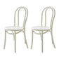 Contemporary Solid Beech Wood Chair Windsor Back Side Kitchen Dining Chairs White Wood 2 Piece Set Clearhalo ' kitchen&dining_furn' 'Dining Chairs' 'Dining Tables & Seating' 'dining_chair' 'furn' 'furn_dining_chair' 'Furniture' 'furniture_dining_chair' 'Kitchen & Dining Furniture' 'kitchen' 3967711
