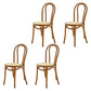 Contemporary Solid Beech Wood Chair Windsor Back Side Kitchen Dining Chairs Brown Wicker & Rattan 4 Piece Set Clearhalo ' kitchen&dining_furn' 'Dining Chairs' 'Dining Tables & Seating' 'dining_chair' 'furn' 'furn_dining_chair' 'Furniture' 'furniture_dining_chair' 'Kitchen & Dining Furniture' 'kitchen' 3967726