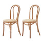 Contemporary Solid Beech Wood Chair Windsor Back Side Kitchen Dining Chairs Wood Wicker & Rattan 2 Piece Set Clearhalo ' kitchen&dining_furn' 'Dining Chairs' 'Dining Tables & Seating' 'dining_chair' 'furn' 'furn_dining_chair' 'Furniture' 'furniture_dining_chair' 'Kitchen & Dining Furniture' 'kitchen' 3967737