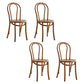 Modern Style Beech Wood Chairs Windsor Back Side Dining Kitchen Chair Set Brown Wood 4 Piece Set Clearhalo ' kitchen&dining_furn' 'Dining Chairs' 'Dining Tables & Seating' 'dining_chair' 'furn' 'furn_dining_chair' 'Furniture' 'furniture_dining_chair' 'Kitchen & Dining Furniture' 'kitchen' 3967800
