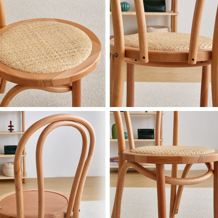 Modern Style Beech Wood Chairs Windsor Back Side Dining Kitchen Chair Set Clearhalo ' kitchen&dining_furn' 'Dining Chairs' 'Dining Tables & Seating' 'dining_chair' 'furn' 'furn_dining_chair' 'Furniture' 'furniture_dining_chair' 'Kitchen & Dining Furniture' 'kitchen' 3967805