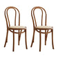 Modern Style Beech Wood Chairs Windsor Back Side Dining Kitchen Chair Set Brown Wicker & Rattan 2 Piece Set Clearhalo ' kitchen&dining_furn' 'Dining Chairs' 'Dining Tables & Seating' 'dining_chair' 'furn' 'furn_dining_chair' 'Furniture' 'furniture_dining_chair' 'Kitchen & Dining Furniture' 'kitchen' 3967815
