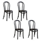 Modern Style Beech Wood Chairs Windsor Back Side Dining Kitchen Chair Set Black Wood 4 Piece Set Clearhalo ' kitchen&dining_furn' 'Dining Chairs' 'Dining Tables & Seating' 'dining_chair' 'furn' 'furn_dining_chair' 'Furniture' 'furniture_dining_chair' 'Kitchen & Dining Furniture' 'kitchen' 3967822