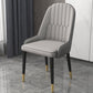 Home Scandinavian Arm Chair Parsons Back Upholstered Metal Dining Room Chair Grey 1 Piece Clearhalo ' kitchen&dining_furn' 'Dining Chairs' 'Dining Tables & Seating' 'dining_chair' 'furn' 'furn_dining_chair' 'Furniture' 'furniture_dining_chair' 'Kitchen & Dining Furniture' 'kitchen' 3967857