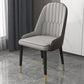 Home Scandinavian Arm Chair Parsons Back Upholstered Metal Dining Room Chair Gray Coffee 1 Piece Clearhalo ' kitchen&dining_furn' 'Dining Chairs' 'Dining Tables & Seating' 'dining_chair' 'furn' 'furn_dining_chair' 'Furniture' 'furniture_dining_chair' 'Kitchen & Dining Furniture' 'kitchen' 3967884