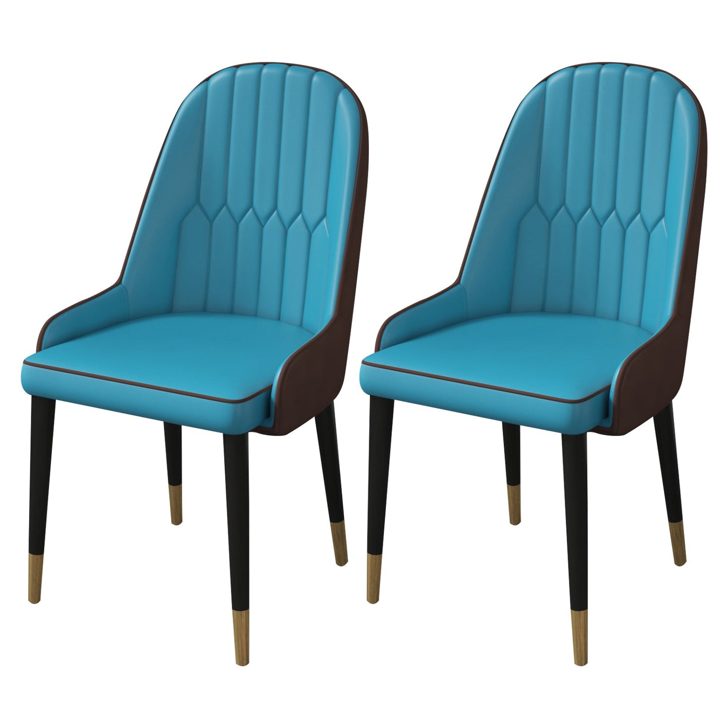 Home Scandinavian Arm Chair Parsons Back Upholstered Metal Dining Room Chair Blue Coffee 2 Piece Set Clearhalo ' kitchen&dining_furn' 'Dining Chairs' 'Dining Tables & Seating' 'dining_chair' 'furn' 'furn_dining_chair' 'Furniture' 'furniture_dining_chair' 'Kitchen & Dining Furniture' 'kitchen' 3967891