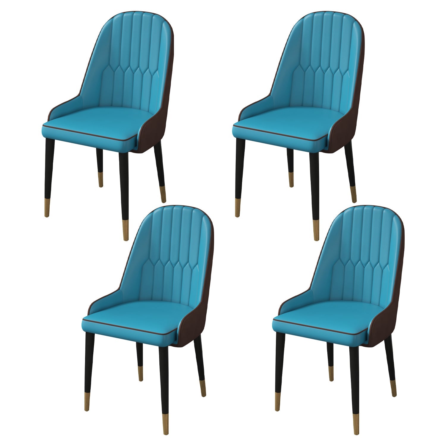 Home Scandinavian Arm Chair Parsons Back Upholstered Metal Dining Room Chair Blue Coffee 4 Piece Set Clearhalo ' kitchen&dining_furn' 'Dining Chairs' 'Dining Tables & Seating' 'dining_chair' 'furn' 'furn_dining_chair' 'Furniture' 'furniture_dining_chair' 'Kitchen & Dining Furniture' 'kitchen' 3967892