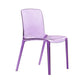 Scandinavian Style Plastic Chair Set Solid Back Side Kitchen Dining Chairs Purple 1 Piece Clearhalo ' kitchen&dining_furn' 'Dining Chairs' 'Dining Tables & Seating' 'dining_chair' 'furn' 'furn_dining_chair' 'Furniture' 'furniture_dining_chair' 'Kitchen & Dining Furniture' 'kitchen' 3967906