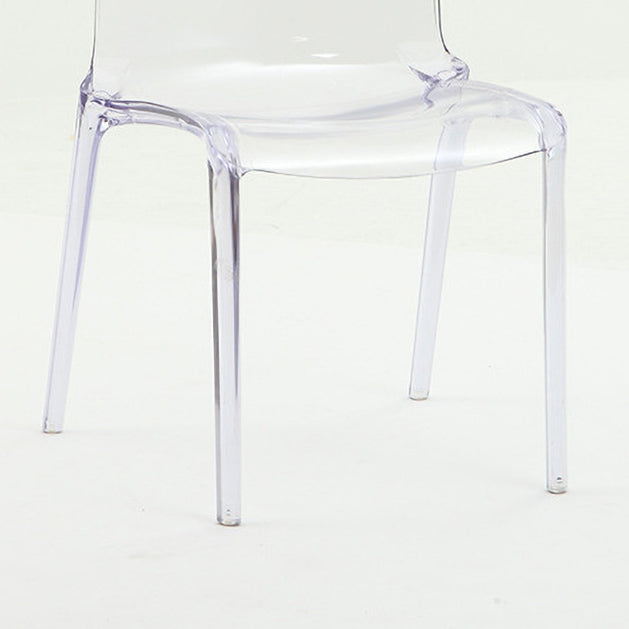 Scandinavian Style Plastic Chair Set Solid Back Side Kitchen Dining Chairs Clearhalo ' kitchen&dining_furn' 'Dining Chairs' 'Dining Tables & Seating' 'dining_chair' 'furn' 'furn_dining_chair' 'Furniture' 'furniture_dining_chair' 'Kitchen & Dining Furniture' 'kitchen' 3967910