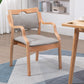 Contemporary Style Solid Wood Chairs Kitchen Open Back Dining Arm Chair Set Grey 1 Piece Clearhalo ' kitchen&dining_furn' 'Dining Chairs' 'Dining Tables & Seating' 'dining_chair' 'furn' 'furn_dining_chair' 'Furniture' 'furniture_dining_chair' 'Kitchen & Dining Furniture' 'kitchen' 3968011