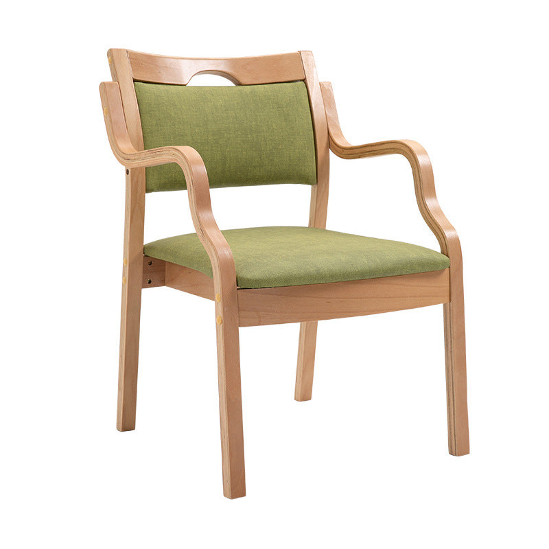 Contemporary Style Solid Wood Chairs Kitchen Open Back Dining Arm Chair Set Clearhalo ' kitchen&dining_furn' 'Dining Chairs' 'Dining Tables & Seating' 'dining_chair' 'furn' 'furn_dining_chair' 'Furniture' 'furniture_dining_chair' 'Kitchen & Dining Furniture' 'kitchen' 3968019