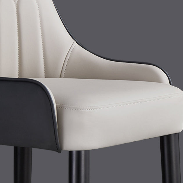 Nordic Glam Style Dining Chairs Metal Dining Arm Side Chair for Kitchen (Set of 2) Clearhalo ' kitchen&dining_furn' 'Dining Chairs' 'Dining Tables & Seating' 'dining_chair' 'furn' 'furn_dining_chair' 'Furniture' 'furniture_dining_chair' 'Kitchen & Dining Furniture' 'kitchen' 3968049