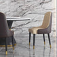 Nordic Glam Style Dining Chairs Metal Dining Arm Side Chair for Kitchen (Set of 2) Clearhalo ' kitchen&dining_furn' 'Dining Chairs' 'Dining Tables & Seating' 'dining_chair' 'furn' 'furn_dining_chair' 'Furniture' 'furniture_dining_chair' 'Kitchen & Dining Furniture' 'kitchen' 3968053