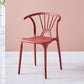 Modern Indoor-Outdoor Plastic Side Chair Armless Wishbone Stackable Chair Red 1 Piece Clearhalo ' kitchen&dining_furn' 'Dining Chairs' 'Dining Tables & Seating' 'dining_chair' 'furn' 'furn_dining_chair' 'Furniture' 'furniture_dining_chair' 'Kitchen & Dining Furniture' 'kitchen' 3968083
