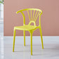 Modern Indoor-Outdoor Plastic Side Chair Armless Wishbone Stackable Chair Light Yellow 1 Piece Clearhalo ' kitchen&dining_furn' 'Dining Chairs' 'Dining Tables & Seating' 'dining_chair' 'furn' 'furn_dining_chair' 'Furniture' 'furniture_dining_chair' 'Kitchen & Dining Furniture' 'kitchen' 3968098