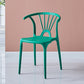 Modern Indoor-Outdoor Plastic Side Chair Armless Wishbone Stackable Chair Dark Green 1 Piece Clearhalo ' kitchen&dining_furn' 'Dining Chairs' 'Dining Tables & Seating' 'dining_chair' 'furn' 'furn_dining_chair' 'Furniture' 'furniture_dining_chair' 'Kitchen & Dining Furniture' 'kitchen' 3968104