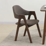 Modern Dining Armchair Upholstered Arm Chairs with Wood Legs (Set of 2) Clearhalo ' kitchen&dining_furn' 'Dining Chairs' 'Dining Tables & Seating' 'dining_chair' 'furn' 'furn_dining_chair' 'Furniture' 'furniture_dining_chair' 'Kitchen & Dining Furniture' 'kitchen' 3968114