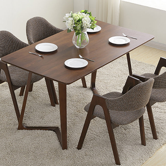 Modern Dining Armchair Upholstered Arm Chairs with Wood Legs (Set of 2) Clearhalo ' kitchen&dining_furn' 'Dining Chairs' 'Dining Tables & Seating' 'dining_chair' 'furn' 'furn_dining_chair' 'Furniture' 'furniture_dining_chair' 'Kitchen & Dining Furniture' 'kitchen' 3968130