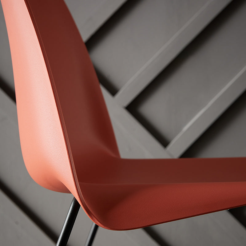 Industrial Style Metal Dining Room Chairs Armless Dining Chair for Restaurant Clearhalo ' kitchen&dining_furn' 'Dining Chairs' 'Dining Tables & Seating' 'dining_chair' 'Furniture' 'furniture_dining_chair' 'Kitchen & Dining Furniture' 'kitchen' 3968150